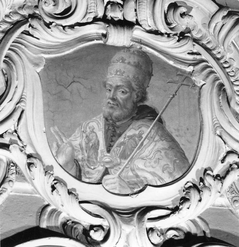 Santi vescovi agostiniani (dipinto, serie) di Aliberti Giovanni Carlo (fine/inizio secc. XVII/ XVIII)