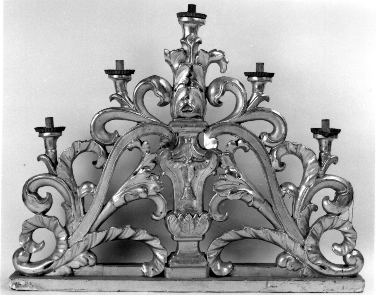 candelabro, serie - bottega piemontese (secondo quarto sec. XIX)