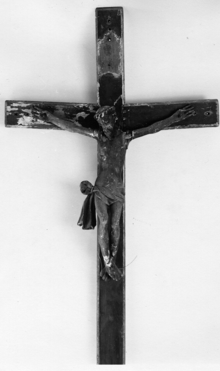 Cristo crocifisso (croce, opera isolata) - bottega piemontese (prima metà sec. XVII)