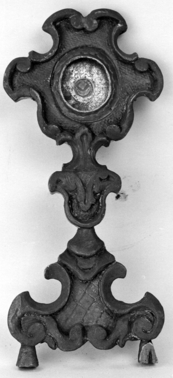 reliquiario - a ostensorio, opera isolata - bottega piemontese (prima metà sec. XVIII)