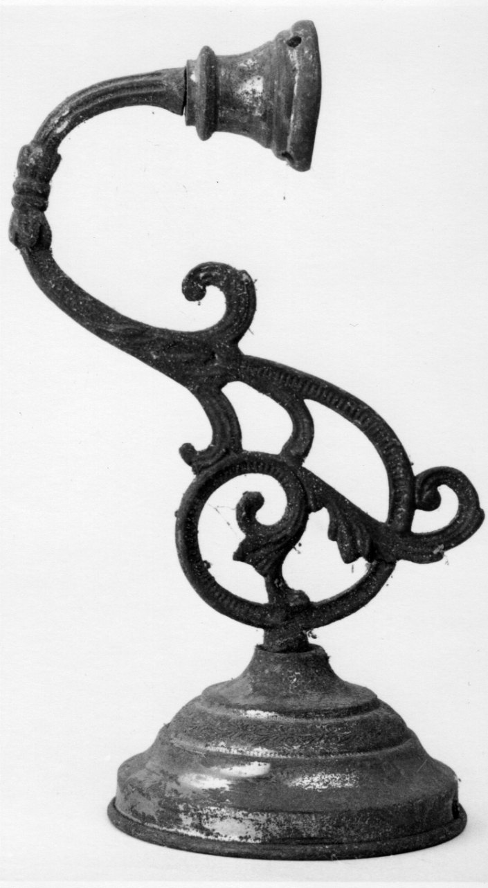 lampada da tavolo, opera isolata - bottega piemontese (fine sec. XIX)