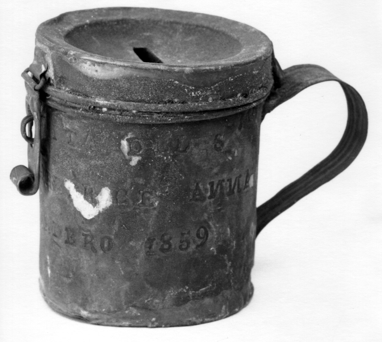 bussolotto per elemosine, opera isolata - bottega piemontese (terzo quarto sec. XIX)