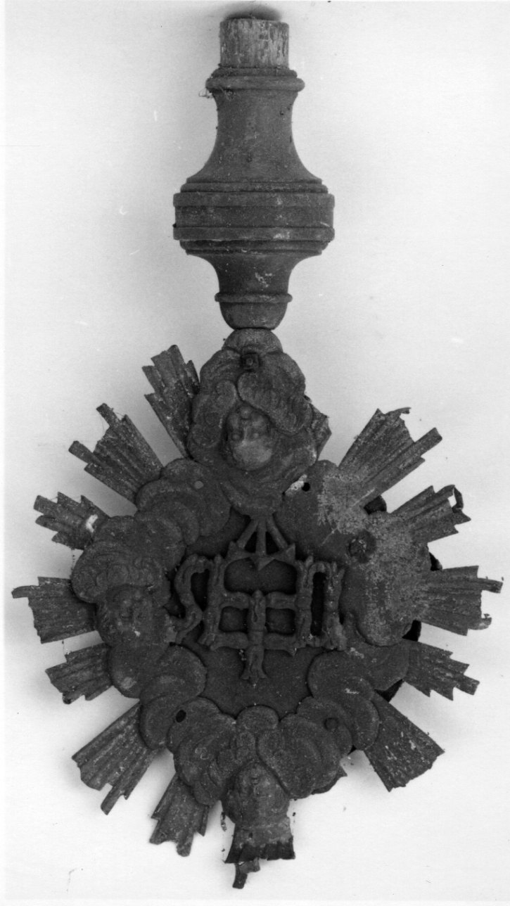 San Rocco (emblema di confraternita, serie) - bottega piemontese (seconda metà sec. XIX)