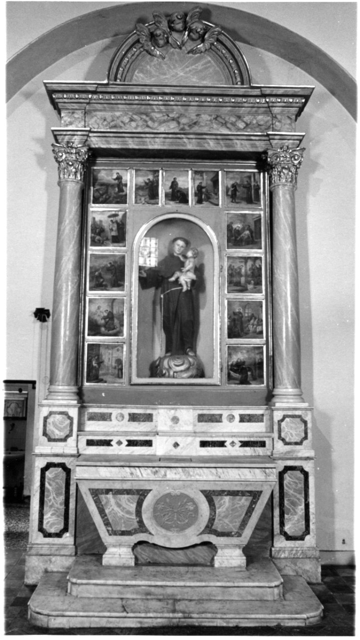 altare - a edicola, opera isolata - bottega piemontese (seconda metà sec. XIX)