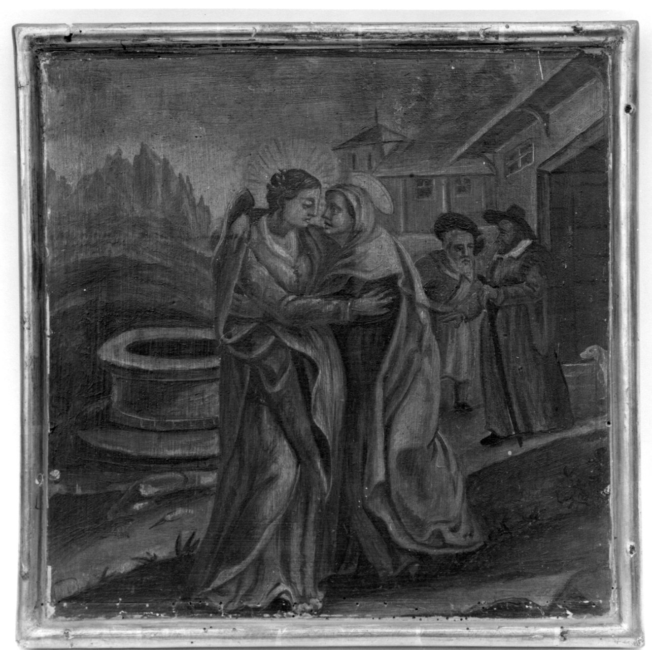 visitazione (dipinto, opera isolata) - ambito piemontese (prima metà sec. XVIII)