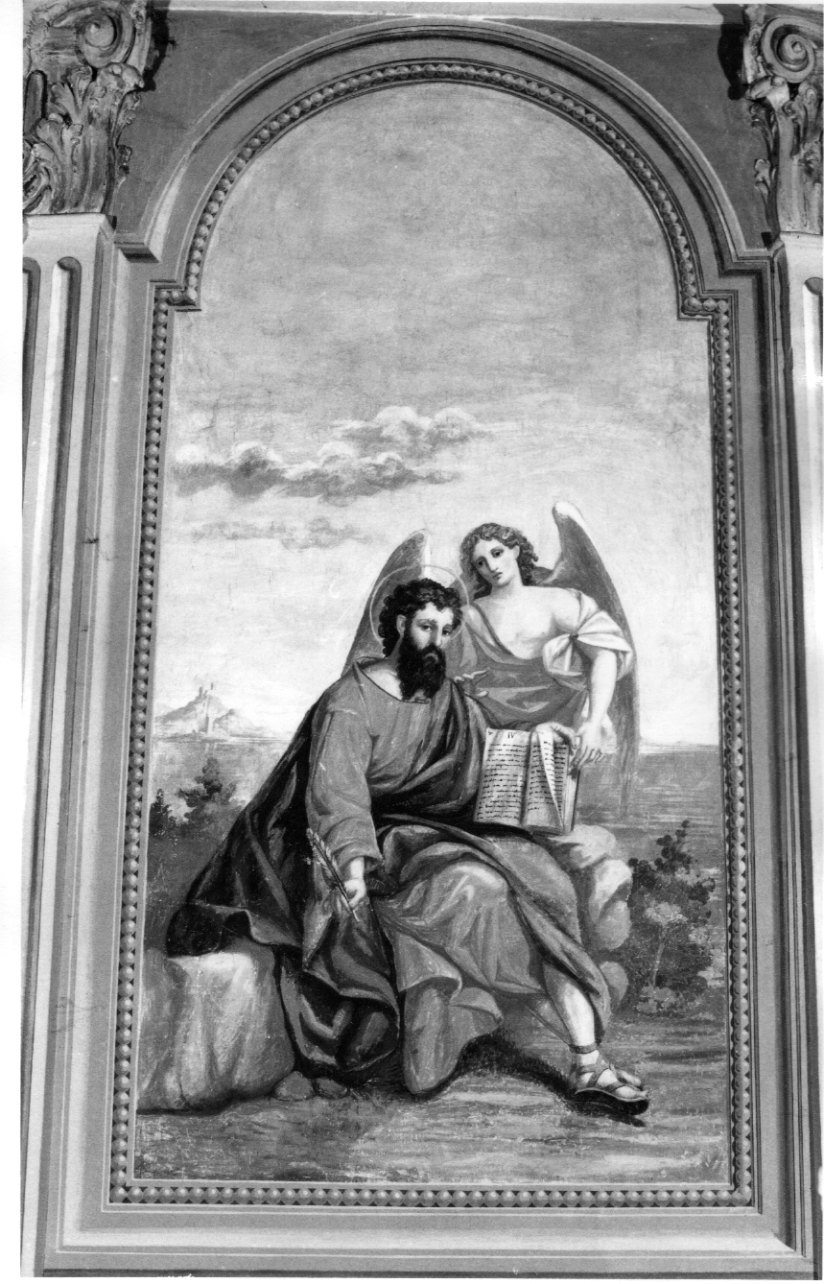 San Matteo evangelista (dipinto, opera isolata) di Arduino Eugenio (seconda metà, inizio sec. XIX, sec. XX)
