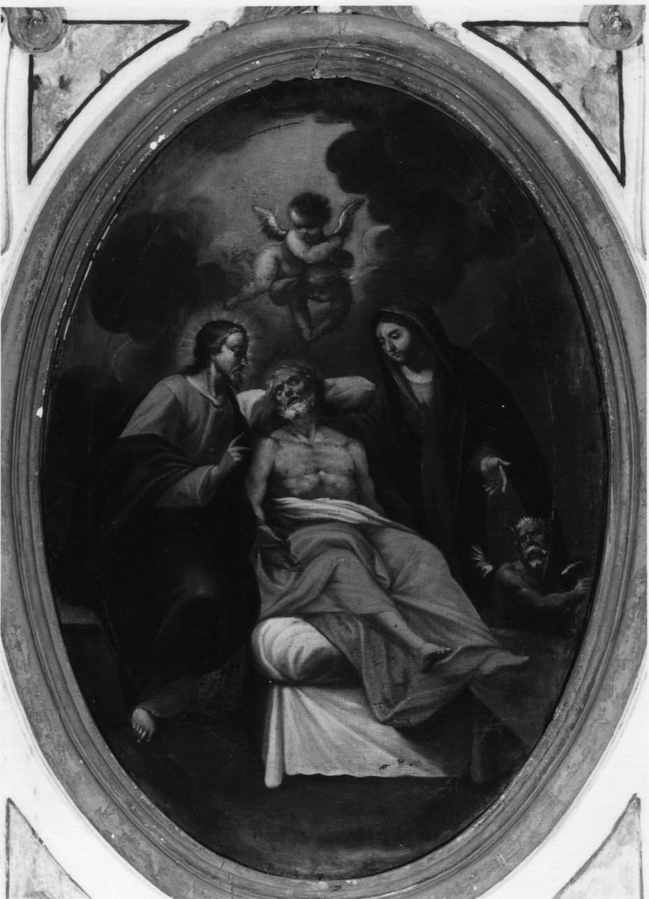 morte di San Giuseppe (dipinto, opera isolata) - ambito ligure-piemontese (prima metà sec. XVIII)