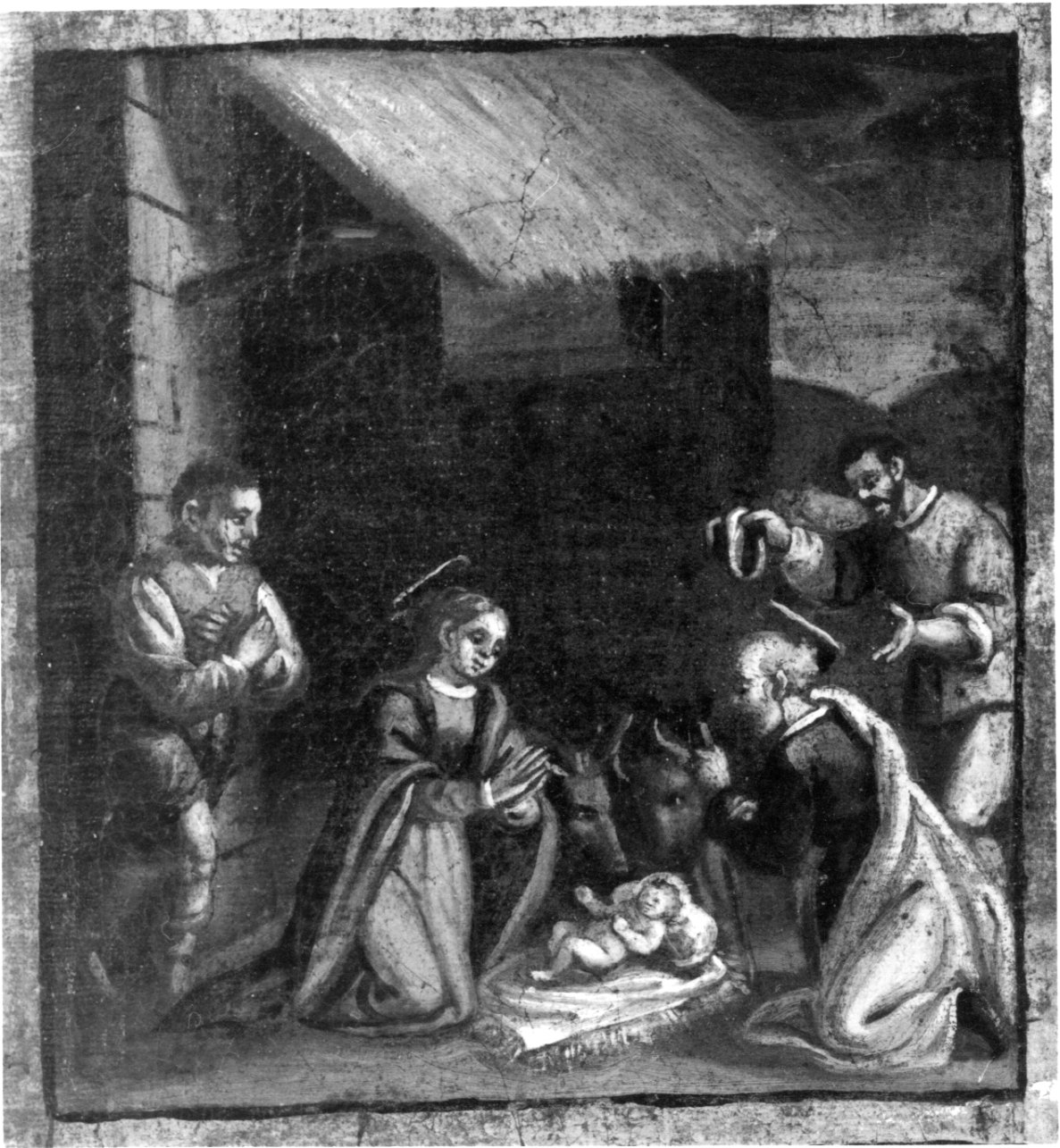 natività di Gesù (dipinto) - ambito ligure (prima metà sec. XVIII)