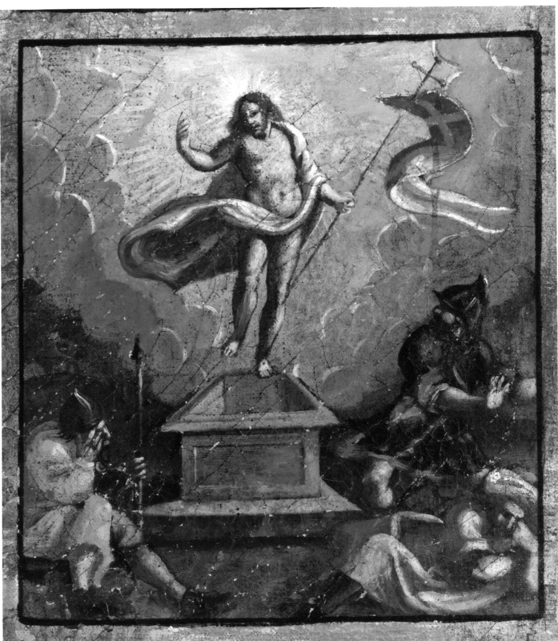 resurrezione di Cristo (dipinto) - ambito ligure (prima metà sec. XVIII)