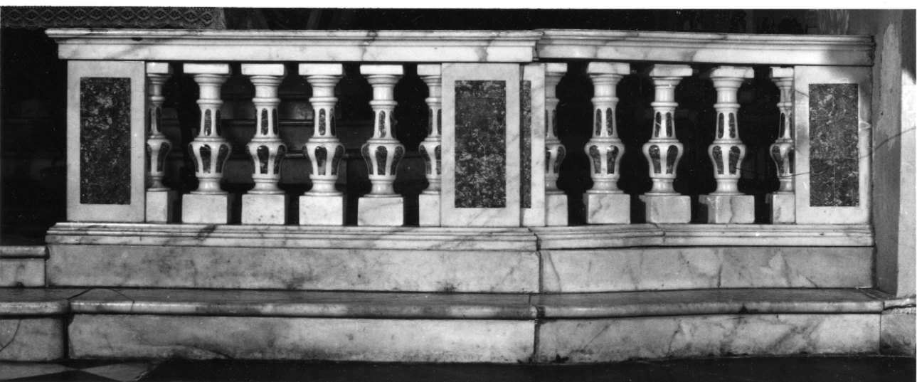 balaustrata, opera isolata - bottega piemontese (seconda metà sec. XVIII)