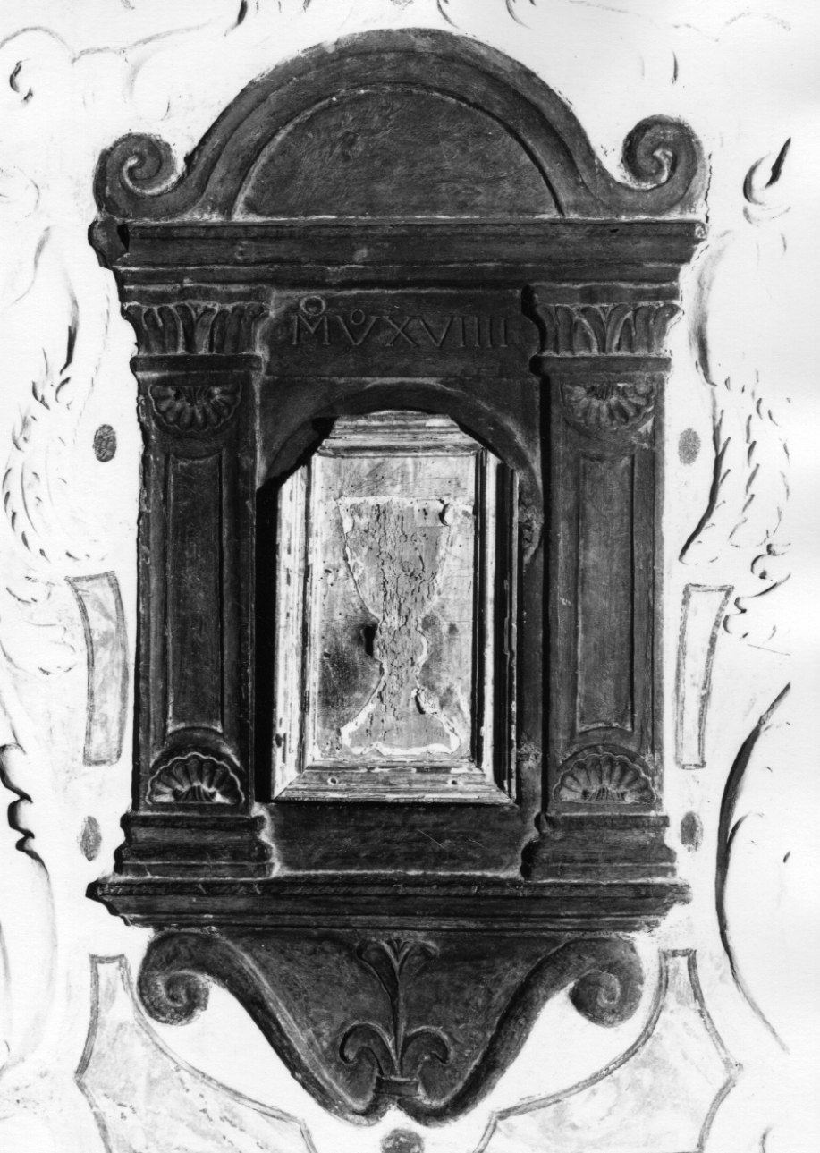mostra di tabernacolo - a muro, opera isolata - bottega ligure (sec. XVI)