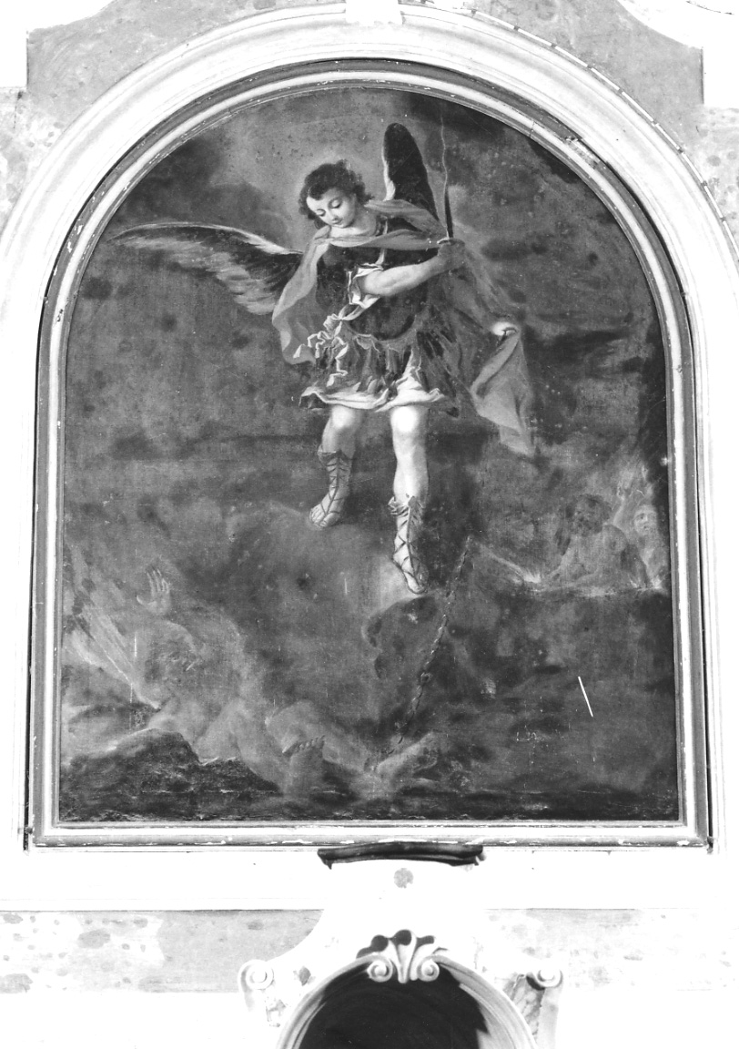 San Michele Arcangelo (dipinto, opera isolata) - bottega piemontese (seconda metà sec. XVIII)