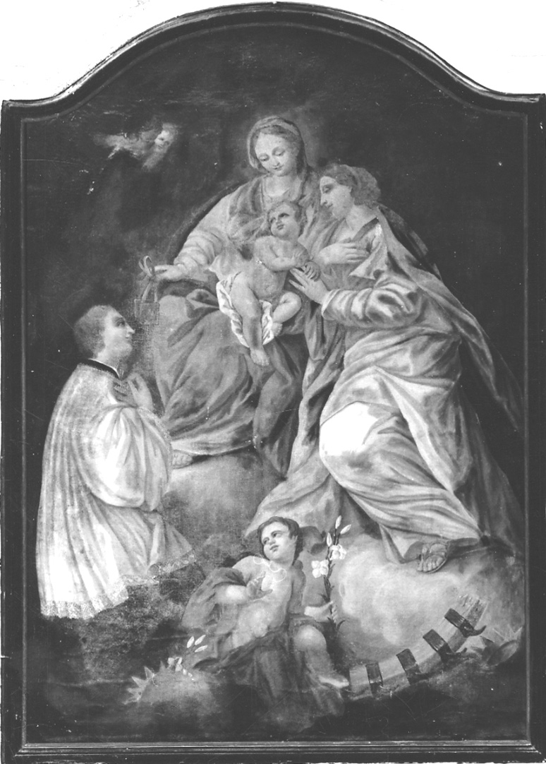 matrimonio mistico di Santa Caterina d'Alessandria (dipinto, opera isolata) - ambito piemontese (seconda metà sec. XVIII)