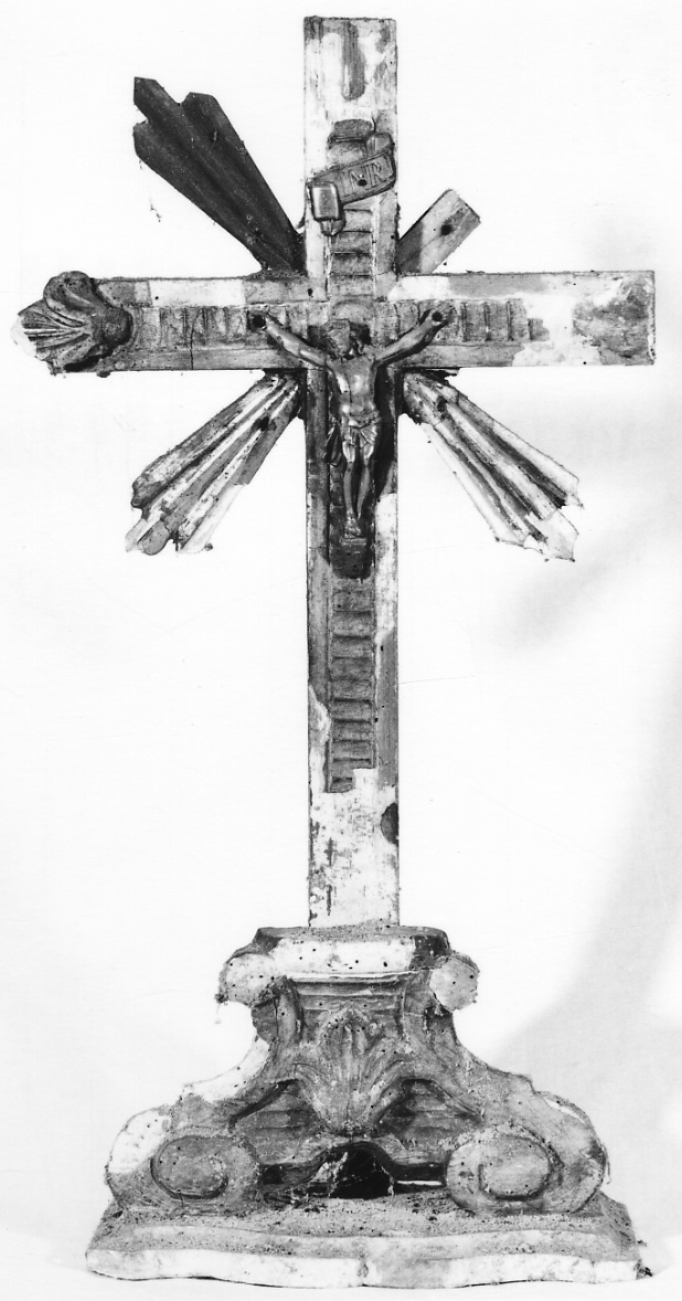 Cristo crocifisso (croce d'altare, opera isolata) di Prinotti Costantino (attribuito) (fine sec. XIX)