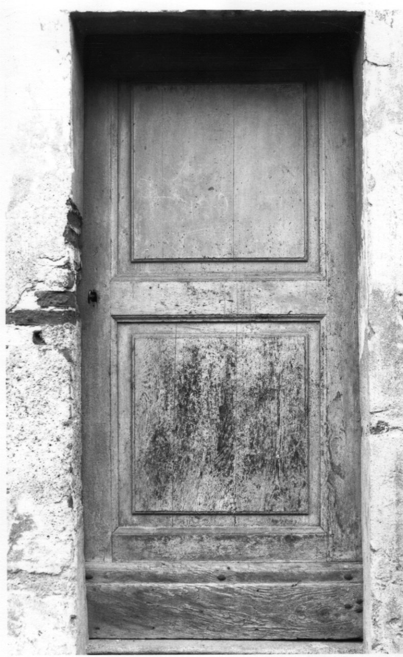 porta, opera isolata - bottega della Val Tanaro (seconda metà sec. XIX)