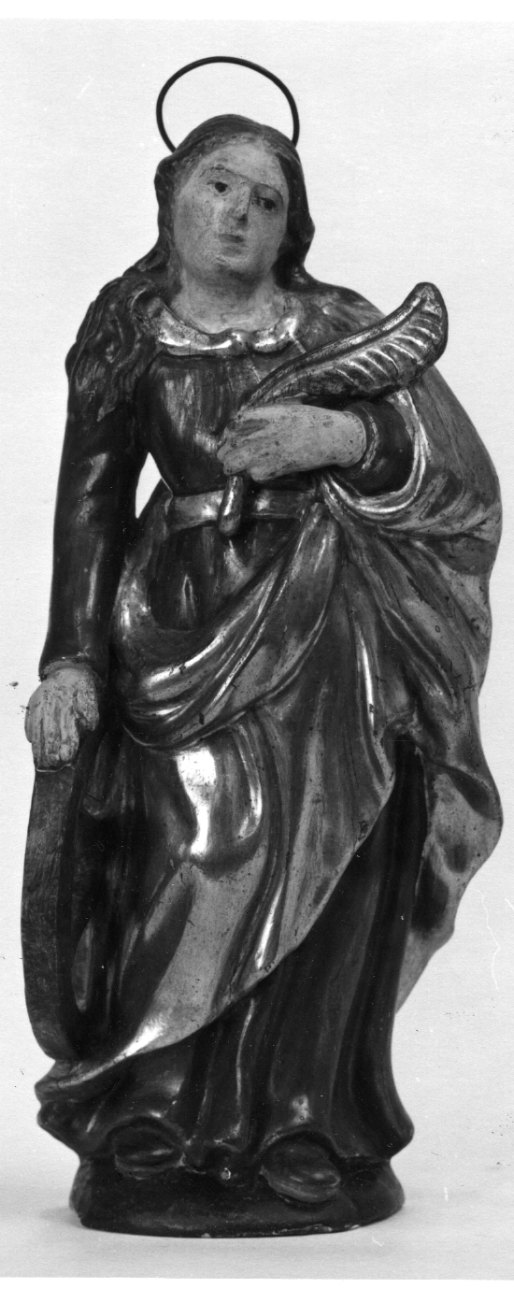 Santa Caterina (statuetta, opera isolata) di Fodéré Etienne (fine/inizio secc. XVII/ XVIII)