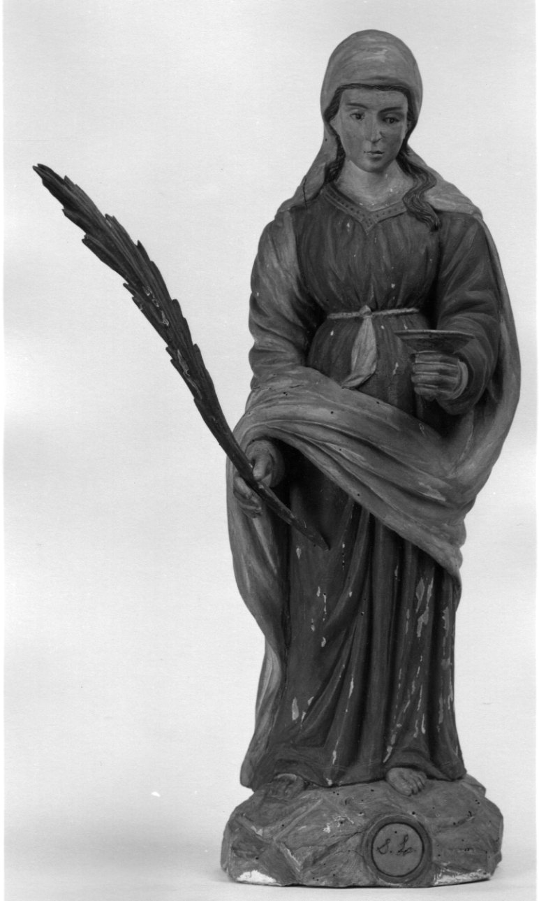 Santa Lucia (statuetta, opera isolata) - bottega savoiardo-piemontese (seconda metà sec. XVII)