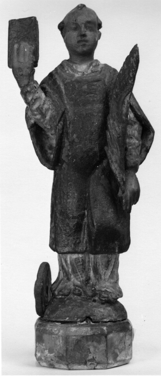 San Lorenzo (statuetta, opera isolata) - bottega savoiardo-piemontese (seconda metà sec. XVII)