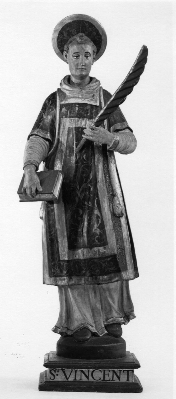 San Vincenzo martire (scultura, opera isolata) di Clappier Jean (metà sec. XVII)