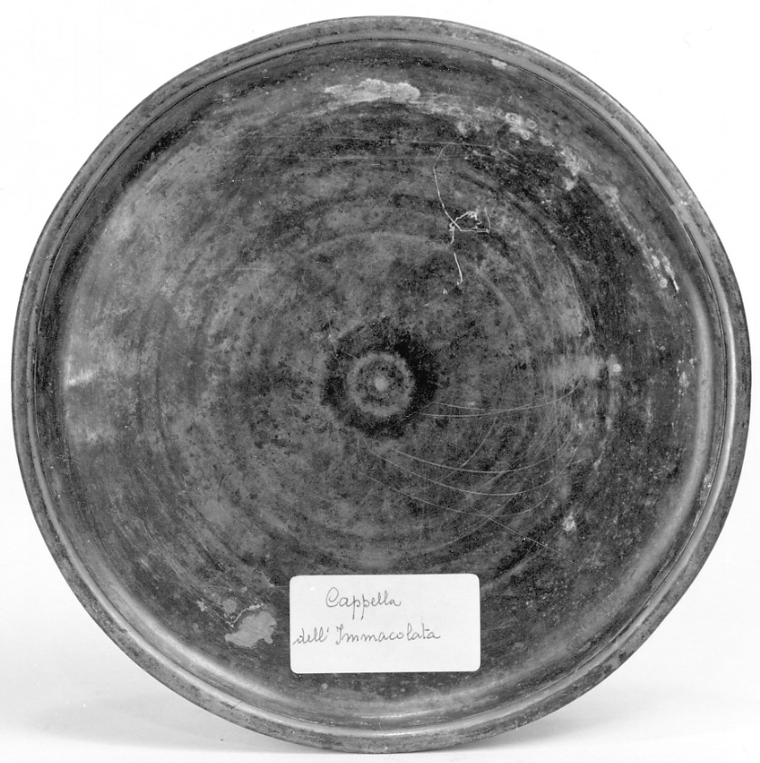 piatto, opera isolata - ambito piemontese (sec. XIX)