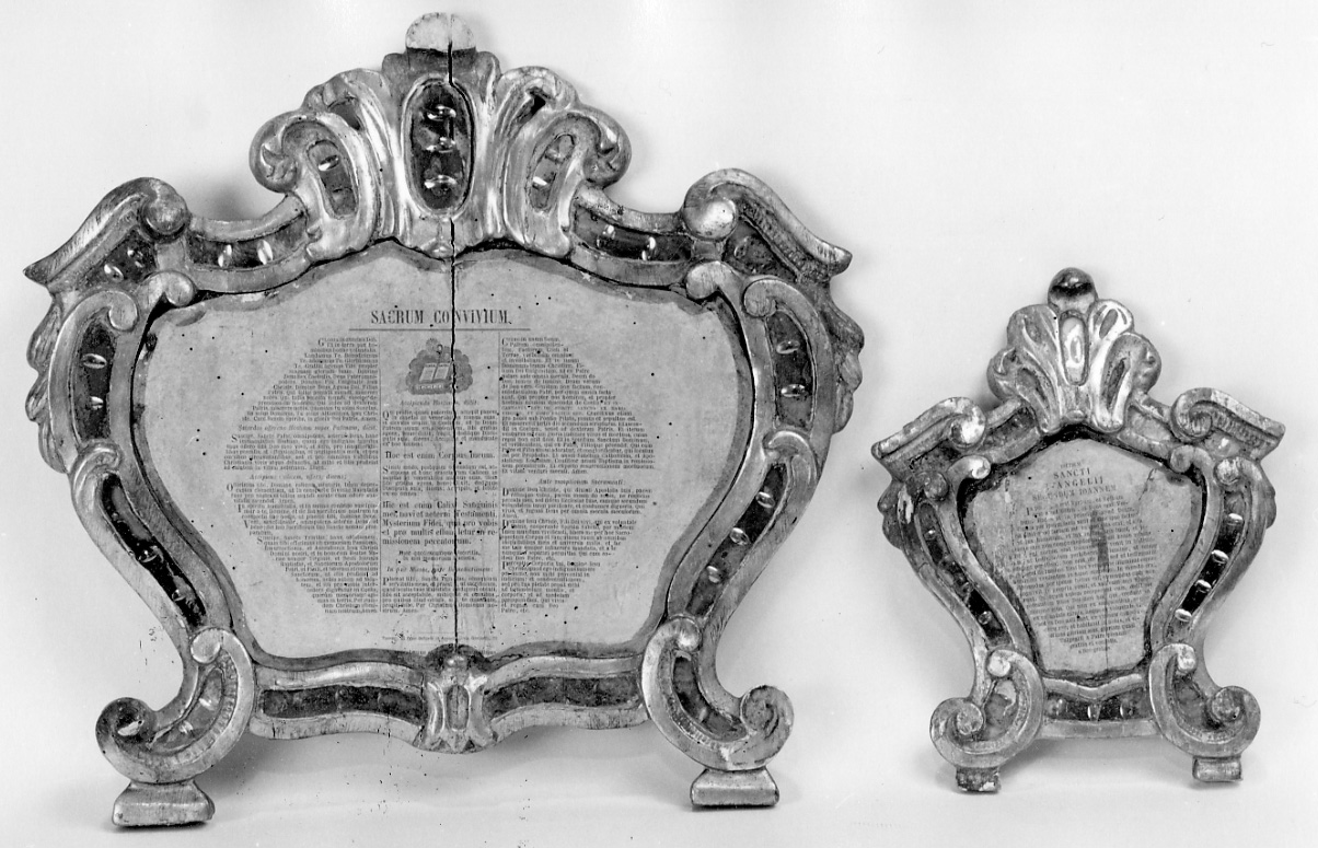 cartagloria, serie - bottega piemontese (prima metà sec. XVIII)