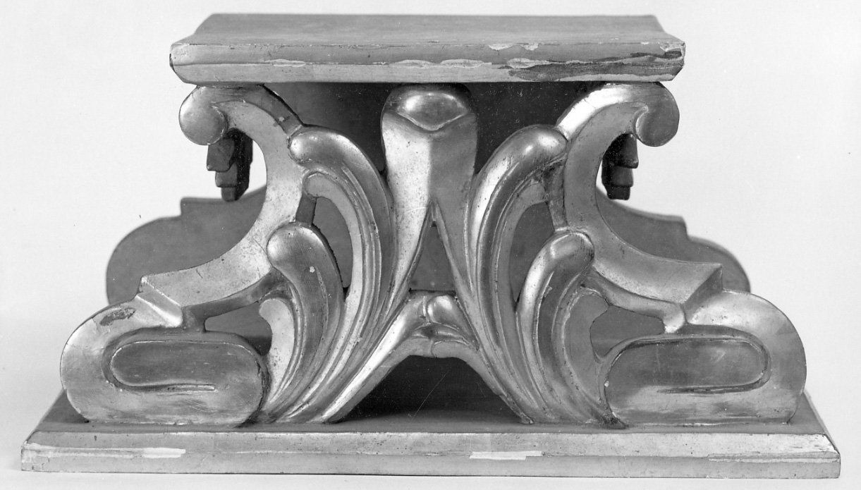 base, elemento d'insieme - bottega piemontese (seconda metà sec. XIX)