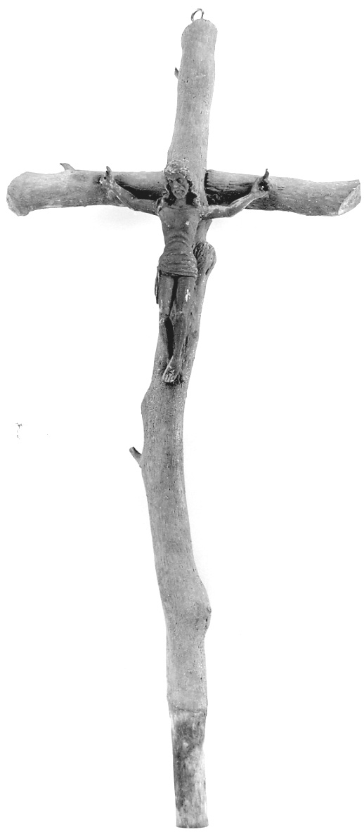 Cristo crocifisso (crocifisso, opera isolata) - bottega savoiardo-piemontese (seconda metà sec. XIX)