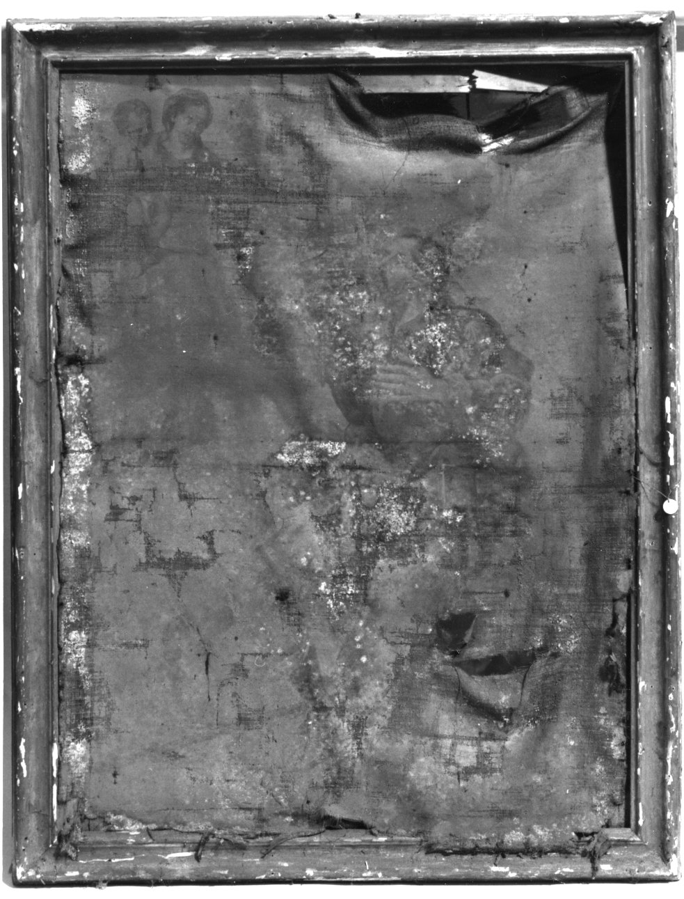 Madonna con Bambino e San Rocco (dipinto, opera isolata) - ambito piemontese (prima metà sec. XVIII)