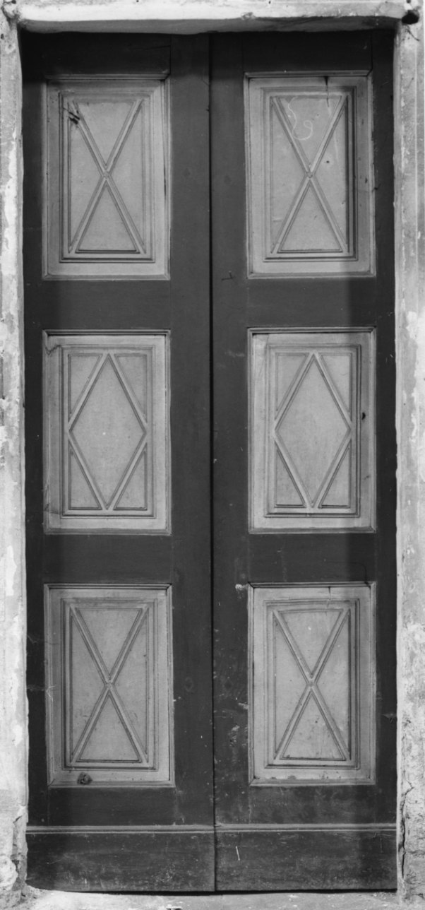 porta, opera isolata - bottega piemontese (secondo quarto sec. XVIII)