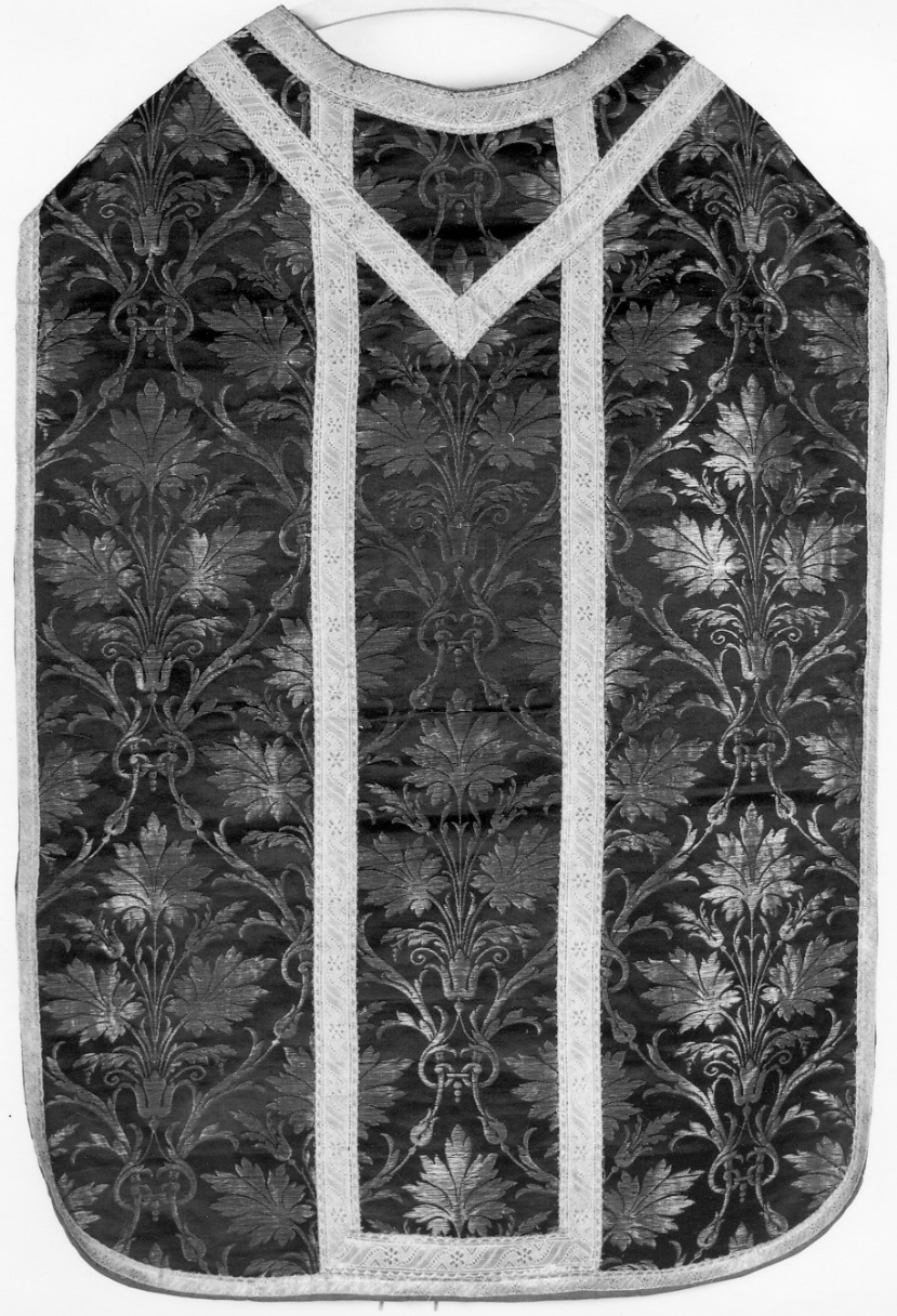 paramento liturgico, insieme - manifattura italiana (ultimo quarto sec. XIX)