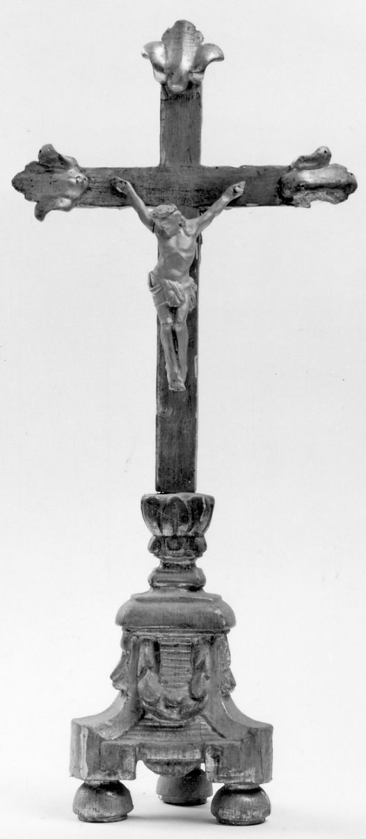 Cristo crocifisso (croce d'altare, opera isolata) - bottega piemontese (primo quarto sec. XIX)