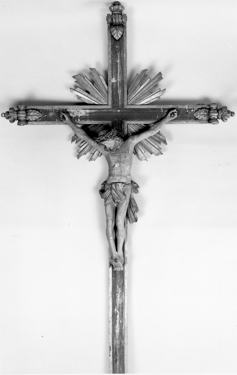 Cristo crocifisso (crocifisso, opera isolata) - bottega piemontese (secondo quarto sec. XVIII)