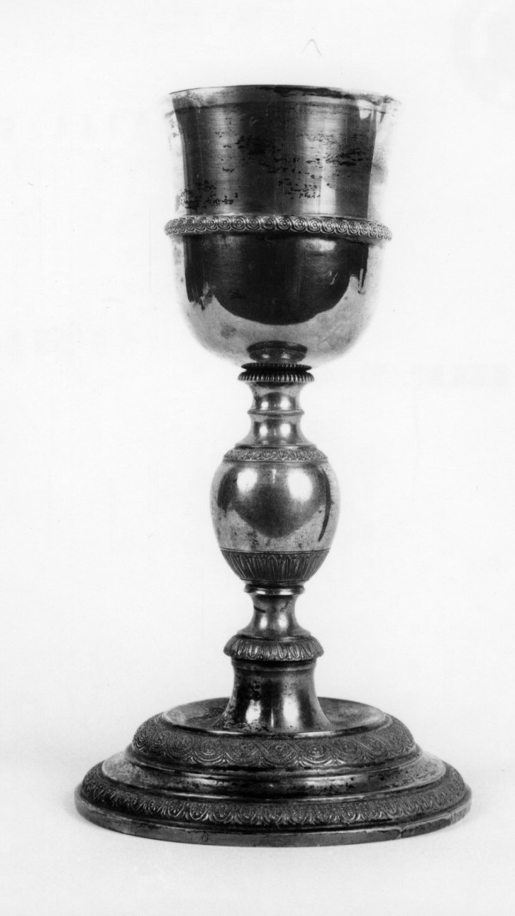 calice, opera isolata - bottega piemontese, bottega piemontese (prima metà sec. XIX)