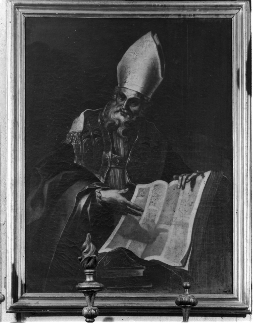 Sant'Agostino (dipinto, opera isolata) - ambito piemontese (metà sec. XVIII)