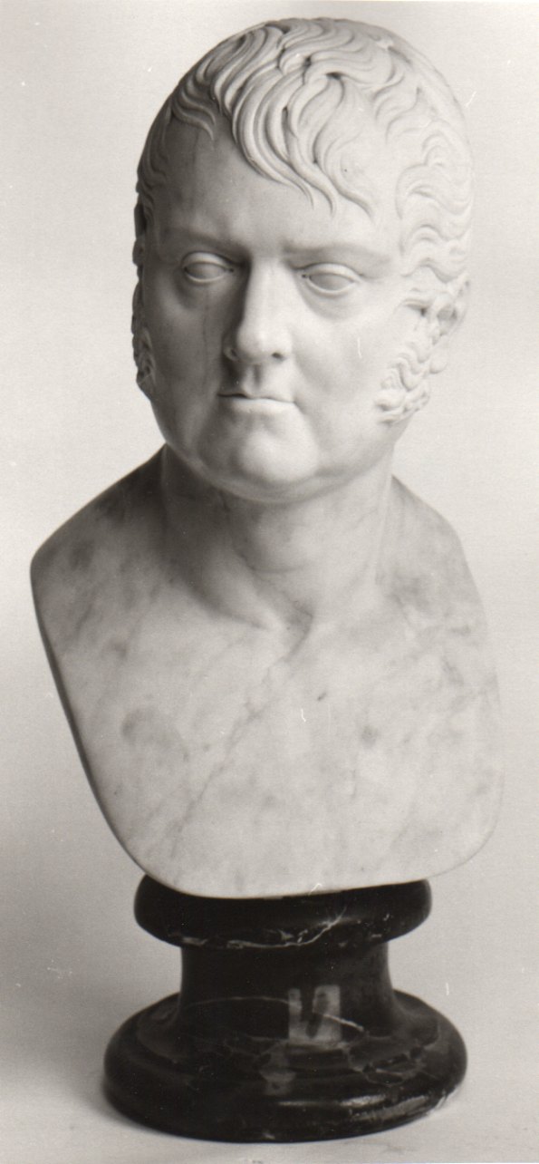 busto ritratto di Giuseppe Pietro Bagetti (scultura, opera isolata) di Spalla Giacomo (primo quarto sec. XIX)