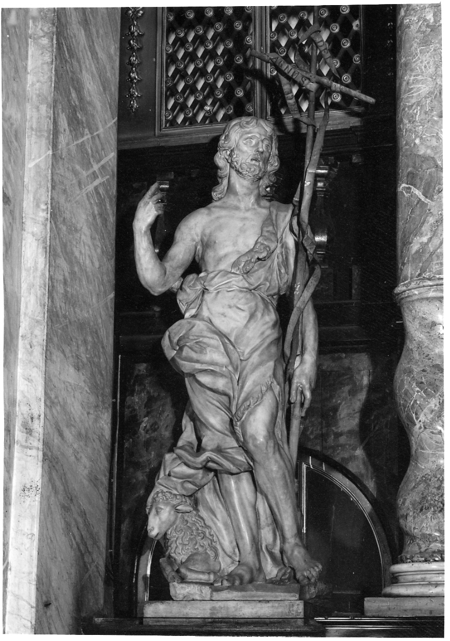 San Giovanni Battista (scultura, opera isolata) di Tantardini Carlo Antonio (attribuito) (fine sec. XVII)