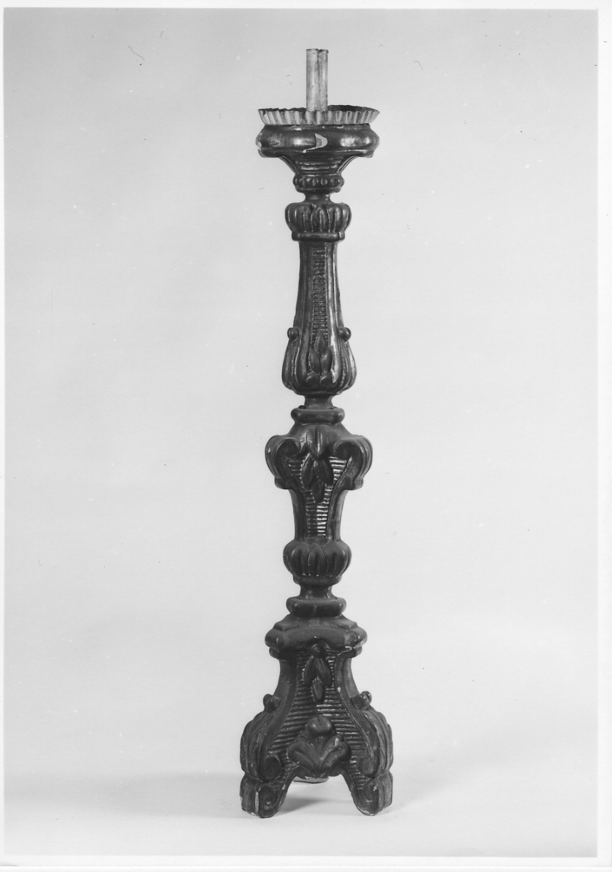 candelabro, serie - bottega piemontese (sec. XVIII)