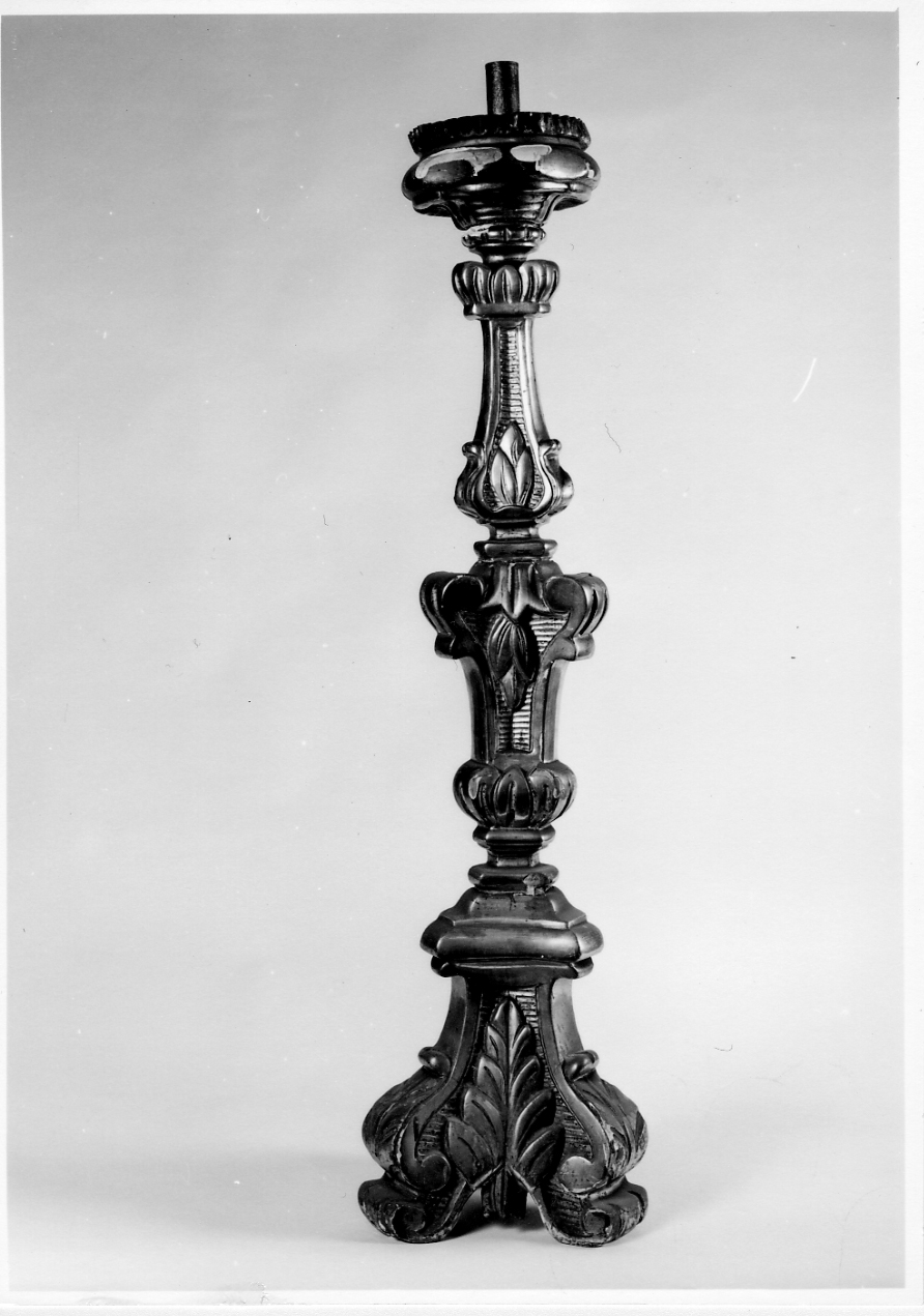 candelabro, serie - bottega piemontese (sec. XVIII)