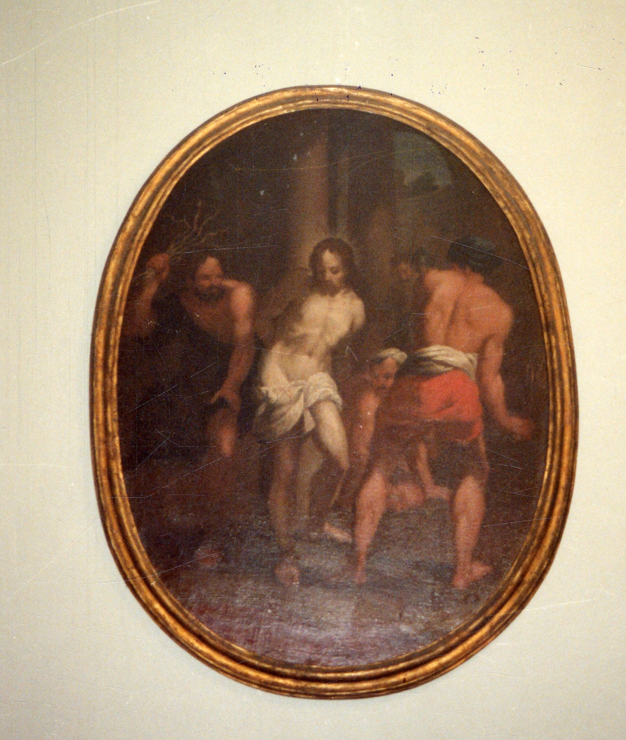 Cristo alla colonna (dipinto, opera isolata) di Cervetti Felice (seconda metà sec. XVIII)