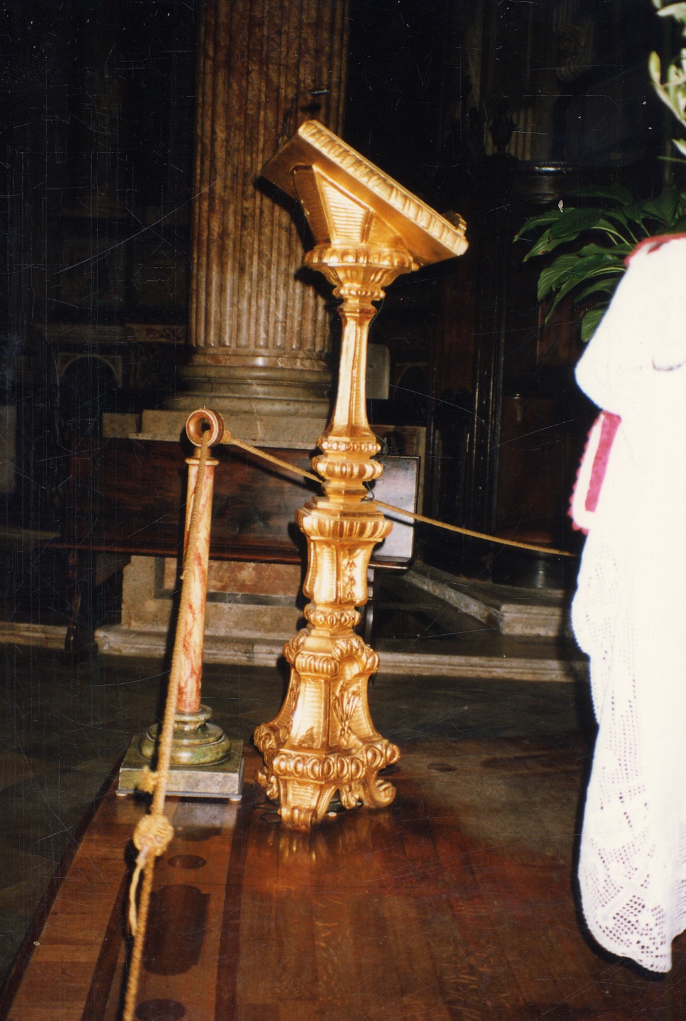 leggio, opera isolata - bottega piemontese (seconda metà sec. XVIII)