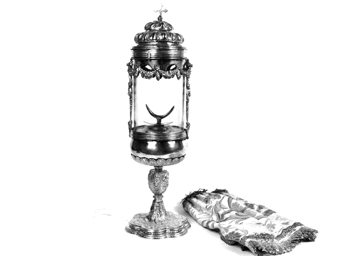 ostensorio - a coppa, opera isolata - bottega piemontese (terzo quarto sec. XIX)