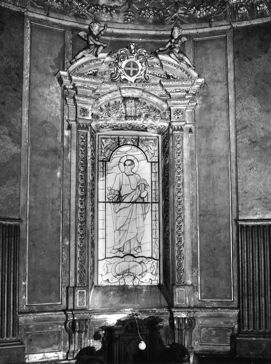San Paolo (vetrata, opera isolata) - bottega piemontese (metà sec. XX)