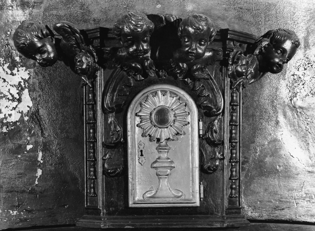 cherubini (tabernacolo, opera isolata) - bottega piemontese (prima metà sec. XVIII)