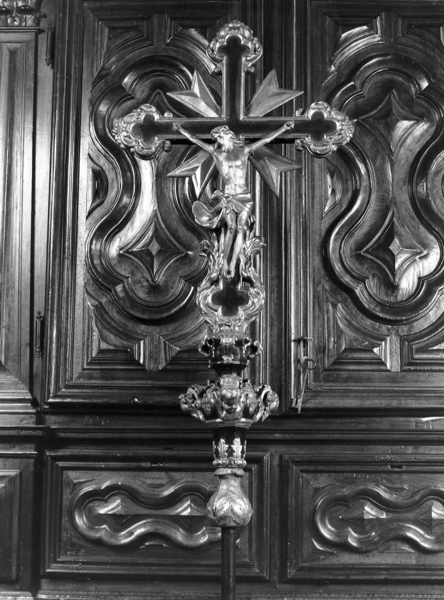 Cristo crocifisso (crocifisso, opera isolata) - bottega piemontese (metà sec. XVIII)