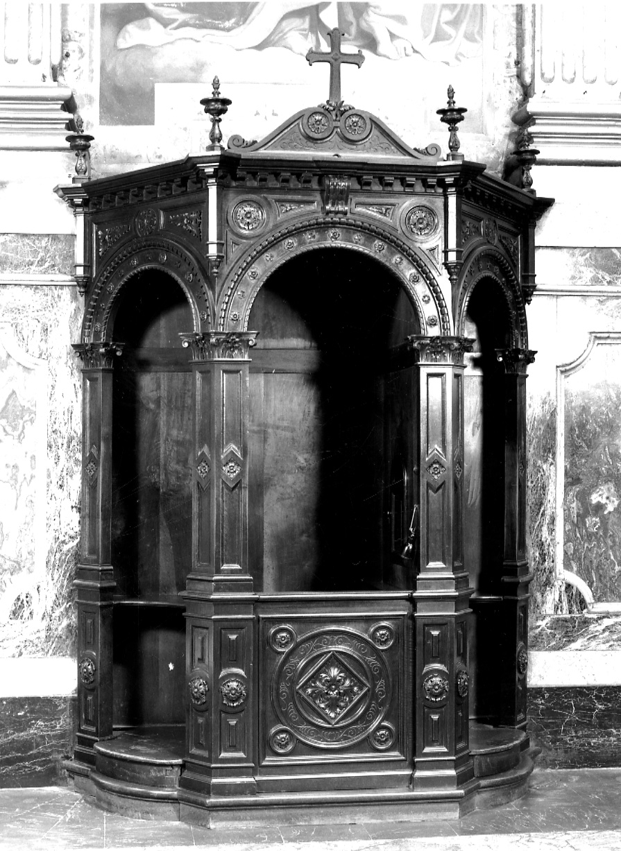 confessionale, serie di Tamone Giovanni Carlo (fine sec. XIX)