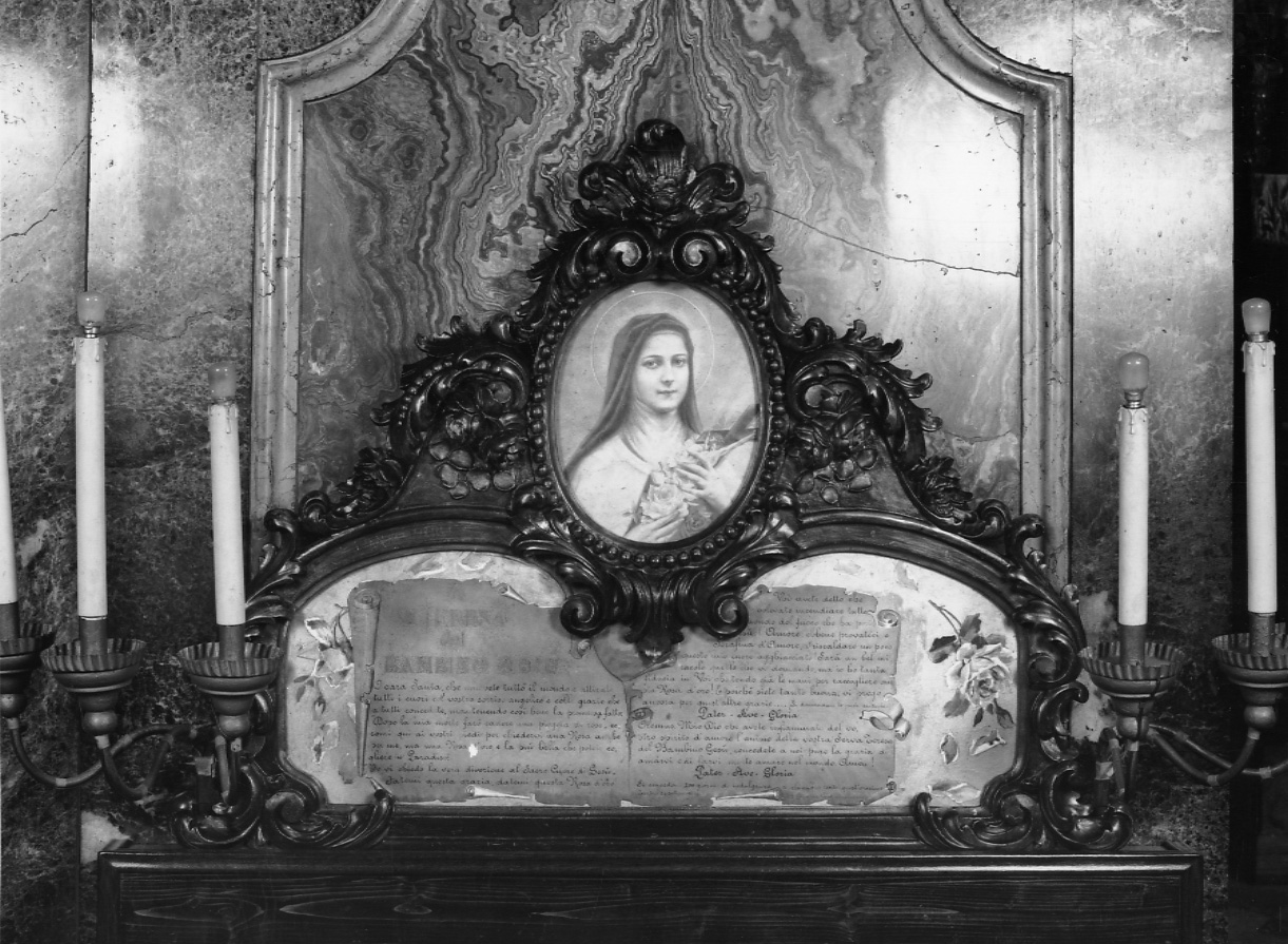 Santa Teresa (altare portatile, opera isolata) - bottega piemontese (seconda metà sec. XIX)