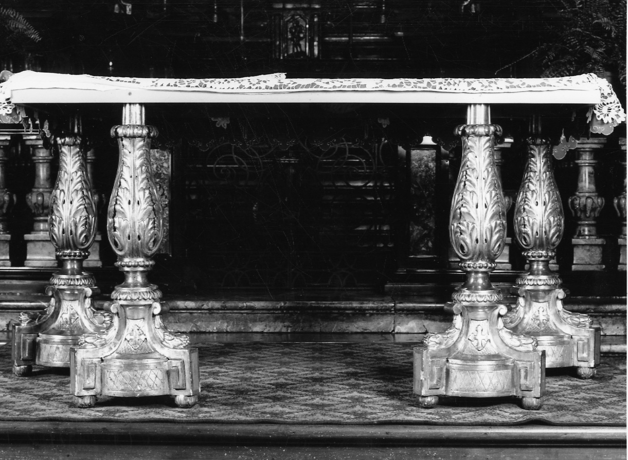 mensa d'altare, opera isolata - bottega torinese (secondo quarto, terzo quarto sec. XIX, sec. XX)