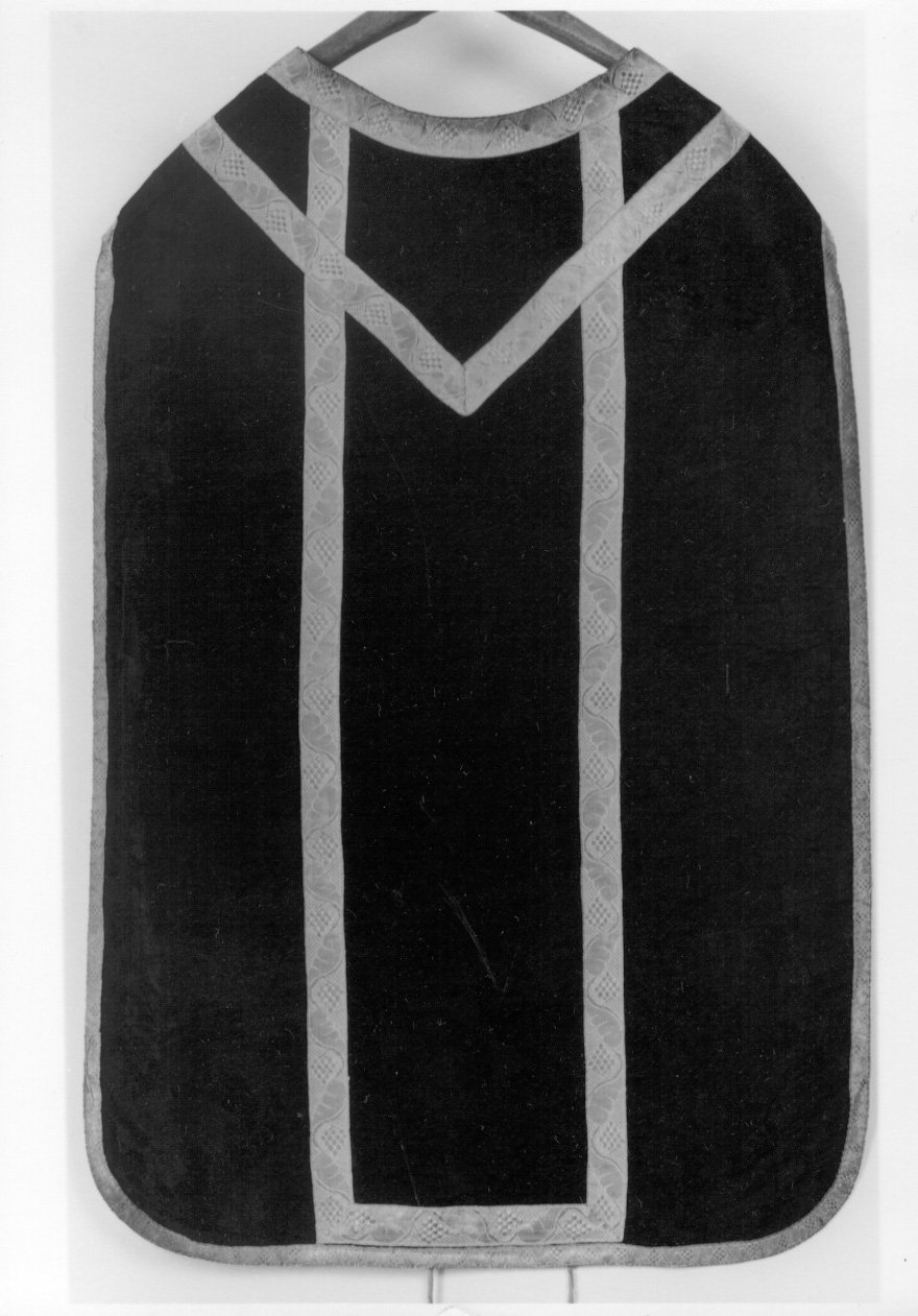 paramento liturgico, insieme - manifattura italiana, manifattura francese (seconda metà sec. XIX)