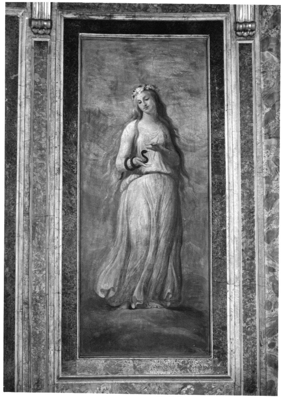 figura femminile (dipinto, opera isolata) di Vacca Luigi, Gonin Francesco (metà sec. XIX)