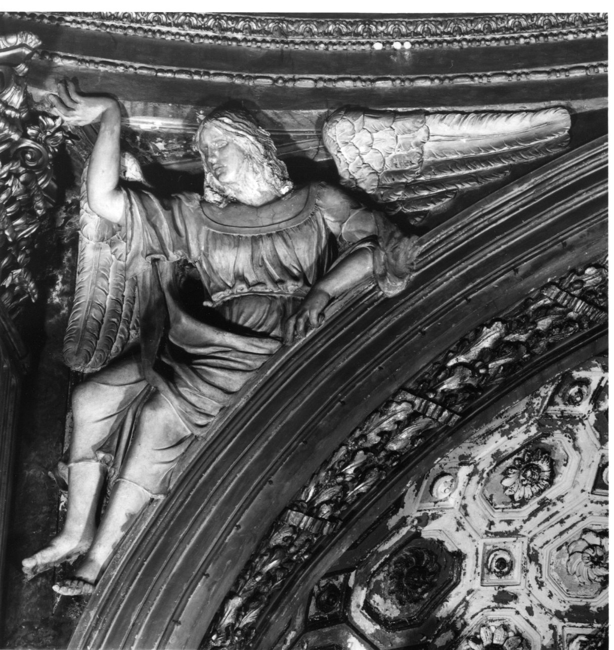 angelo (rilievo, opera isolata) di Juvarra Filippo, Agliaudi Ignazio detto Giovanni Pietro Baroni - bottega luganese (metà sec. XVIII)